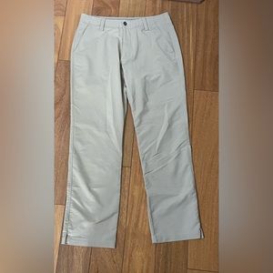 Under Armour Mens Straight Khaki Golf Pants Sz 34/32